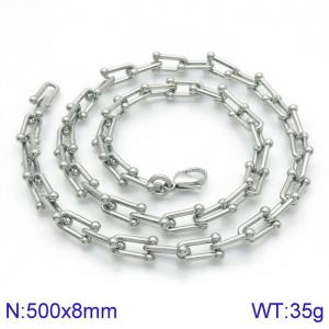 Stainless Steel Necklace - KN113508-KFC