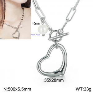 Stainless Steel Necklace - KN113605-Z