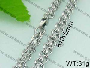 Stainless Steel Necklaces - KN11409-Z