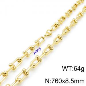 Alloy & Iron Necklaces - KN114703-Z