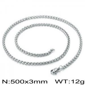 Stainless Steel Necklace - KN114903-Z