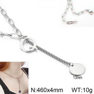 Stainless Steel Necklace - KN114943-Z