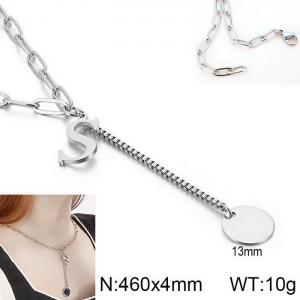 Stainless Steel Necklace - KN114945-Z