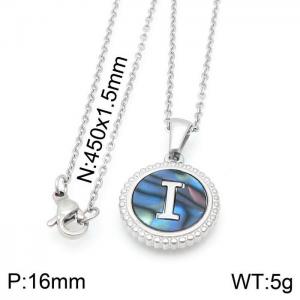 Letter Necklace - KN115567-LB