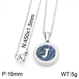 Letter Necklace - KN115568-LB