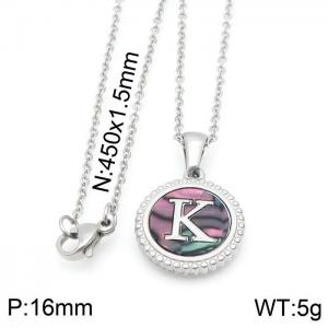 Letter Necklace - KN115569-LB