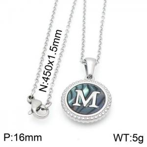 Letter Necklace - KN115571-LB