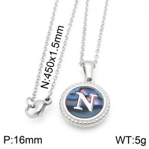 Letter Necklace - KN115572-LB