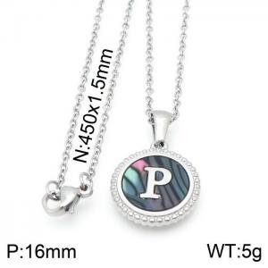 Letter Necklace - KN115574-LB