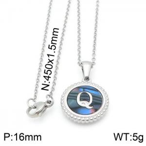 Letter Necklace - KN115575-LB