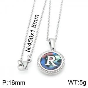 Letter Necklace - KN115576-LB