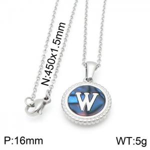 Letter Necklace - KN115581-LB