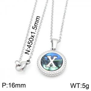 Letter Necklace - KN115582-LB