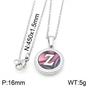 Letter Necklace - KN115584-LB