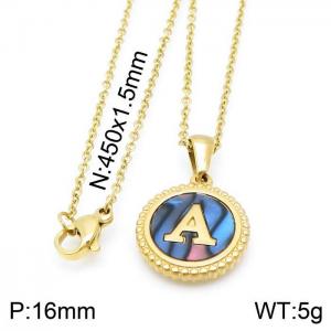 Letter Necklace - KN115585-LB