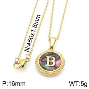 Letter Necklace - KN115586-LB