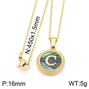 Letter Necklace - KN115587-LB