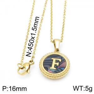 Letter Necklace - KN115590-LB