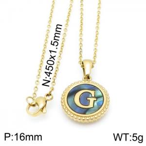 Letter Necklace - KN115591-LB