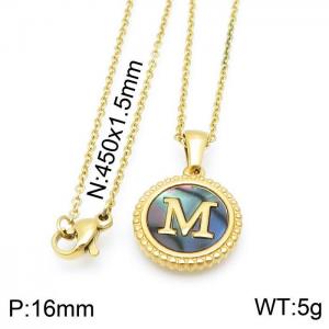 Letter Necklace - KN115597-LB