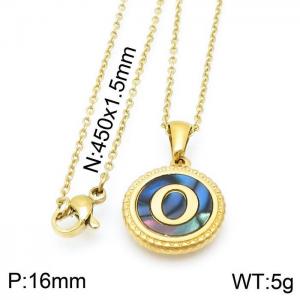 Letter Necklace - KN115599-LB