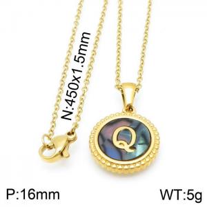 Letter Necklace - KN115601-LB