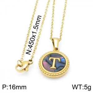 Letter Necklace - KN115604-LB