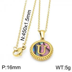 Letter Necklace - KN115605-LB