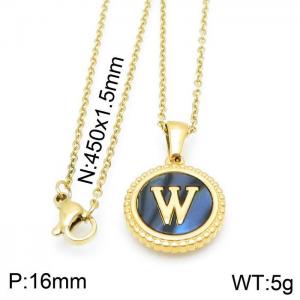 Letter Necklace - KN115607-LB