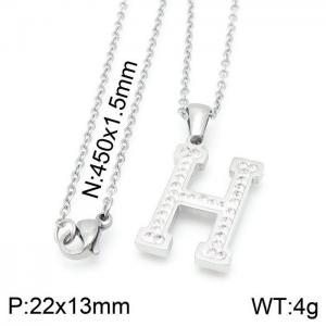 Letter Necklace - KN115618-LB