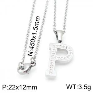 Letter Necklace - KN115626-LB