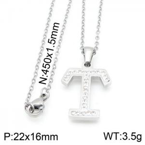 Letter Necklace - KN115630-LB