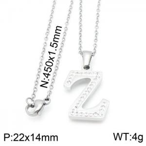 Letter Necklace - KN115636-LB