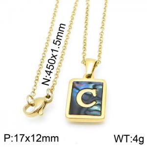 Letter Necklace - KN115639-LB