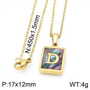 Letter Necklace - KN115640-LB