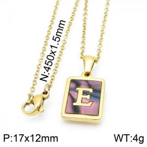 Letter Necklace - KN115641-LB