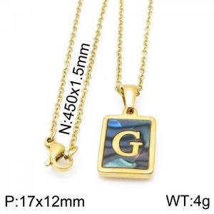 Letter Necklace - KN115643-LB