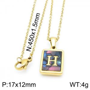 Letter Necklace - KN115644-LB