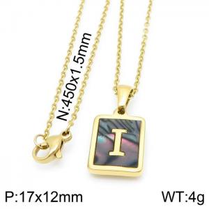 Letter Necklace - KN115645-LB