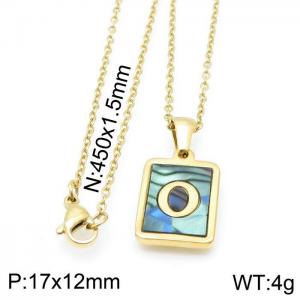 Letter Necklace - KN115651-LB