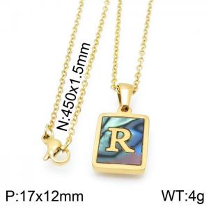 Letter Necklace - KN115654-LB