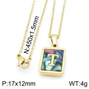 Letter Necklace - KN115656-LB