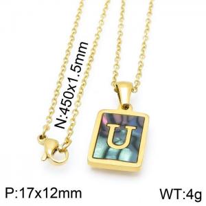 Letter Necklace - KN115657-LB