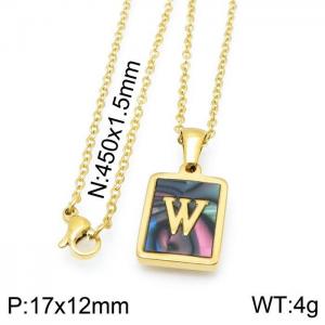 Letter Necklace - KN115659-LB