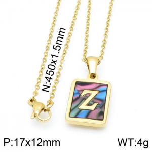 Letter Necklace - KN115662-LB