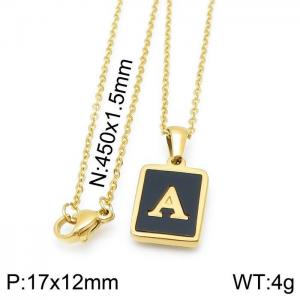 Letter Necklace - KN115663-LB