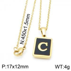 Letter Necklace - KN115665-LB