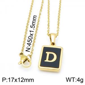 Letter Necklace - KN115666-LB