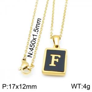 Letter Necklace - KN115668-LB