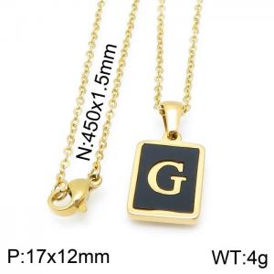 Letter Necklace - KN115669-LB